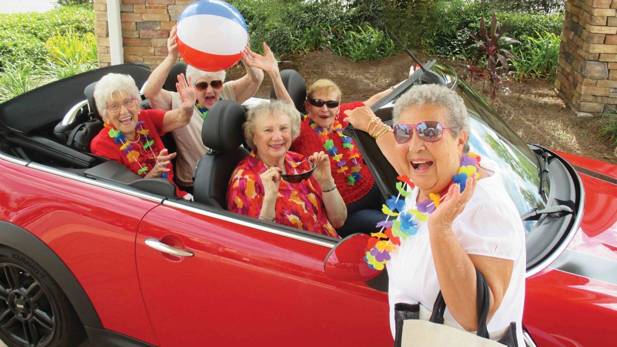 Residents enjoying time together at Shads Landing